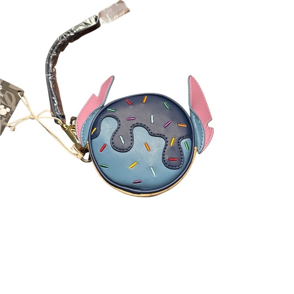 Loungefly Disney Lilo & Stitch Floral Stitch Figural Coin Purse - Picture 2 of 9